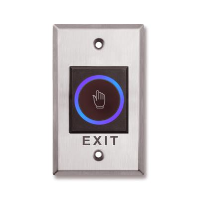 China Original factory stainless steel no touch infrared exit button sensor push button for access contorl systems for sale