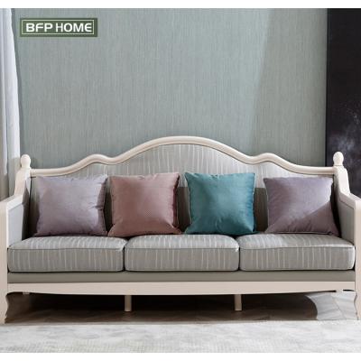 China BFP MAISON Style Living Room Sofa Set European Fabric Sofa Wooden 6 Seat Sofa Set Furniture (Other) Adjustable for sale