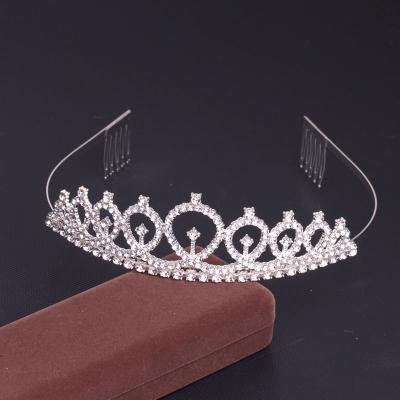 China Durable Hot Sale Prevent Falling Shiny Headband Girls Birthday Party Luxury Inlaid Rhinestone Headband for sale