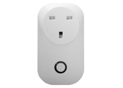 China Smartphone App Controlled Power Outlet , UK Home Wifi Power Socket With Amazon Alexa for sale