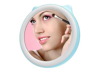 China Portable Pocket Mirror Power Bank 2000mAh USB Touch Switch Adjustale LED Light for sale