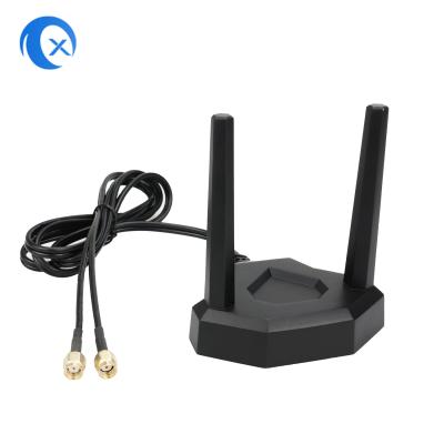 Cina antenna magnetica di 2.4GHz 5GHz WiFi con il connettore maschio di RP SMA in vendita