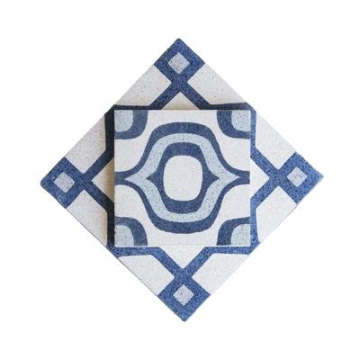China Modern Cheap Customized Colorful Cement Terrazzo Floor Mosaic Tiles For Bathroom Floor Kitchen Wall for sale