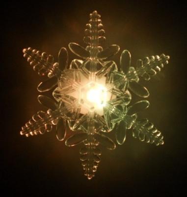 China Acrylic novelty suction Xmas Lighting in the window : for sale