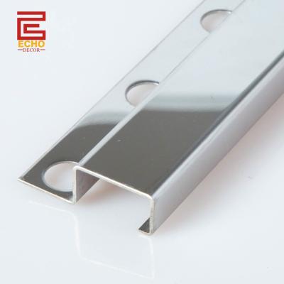 China 316 Polished Square Edge Tiles de acero inoxidable recortado 20 mm para el muro en venta