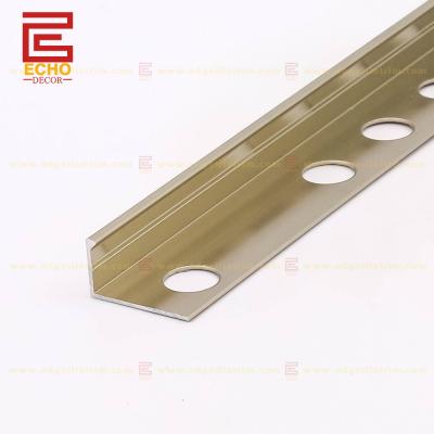 China 12.5mm Alumínio Borda reta de azulejos Trim de azulejos Finish Strip à venda