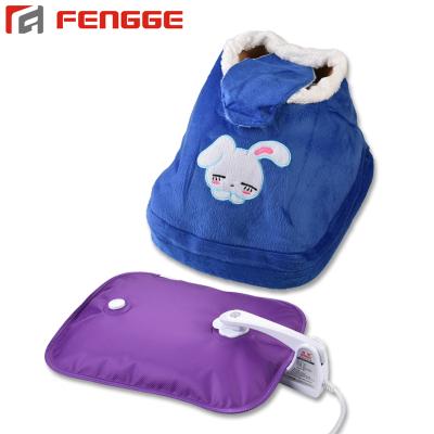 China FLANNEL Electric Foot Warmer Heat Pack Rechargeable Hot Water Bag The Heating Feet for sale