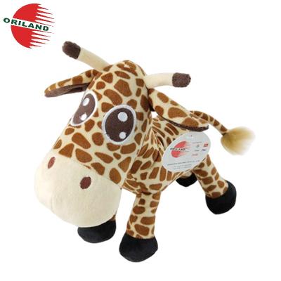 China Custom Soft Stuffed Plush Toy Giraffe Stuffed Forest Animals Toys Gift Set for sale