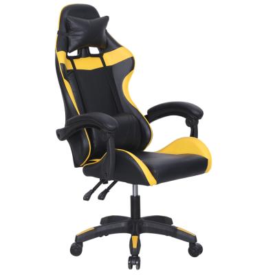 China Free Sample Japan Mesh Dickson Extreme Yellow Adult Adult Racing Adjustable Recliner Office Speed Gaming Chair Adjustable With Audio Foot Rest for sale