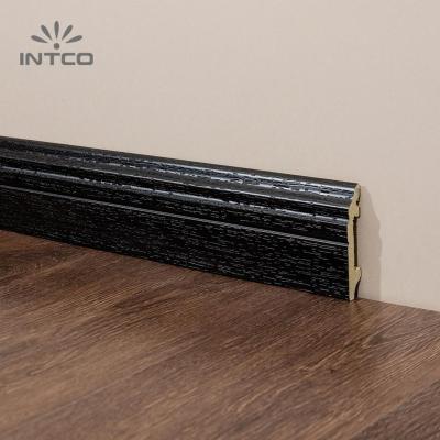 China Perfect Decoration To Match Flooring For Home NTCO 8cm Baseboard Waterproof Decorative Flooring Skirting Molding Rodape for sale
