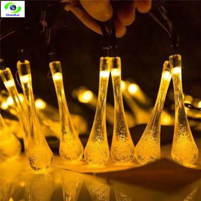 China Home/Hotel/Shopping/Other Holiday Decorations Supplier Christmas LED Water Drop Fairy String Lights For OutdoorHome Garden Party Wedding Holiday Valentine for sale