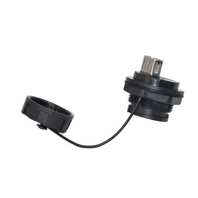 China 4 Pin Ethernet Connector, conector macho de IP67 USB 2,0 para el equipo de comunicación en venta