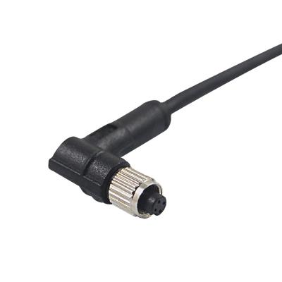 Κίνα Φορμαρισμένος συνδετήρας 4 καρφίτσα Ip68 καλωδίων PA66 M5 θηλυκό μια κωδικοποίηση TPU προς πώληση