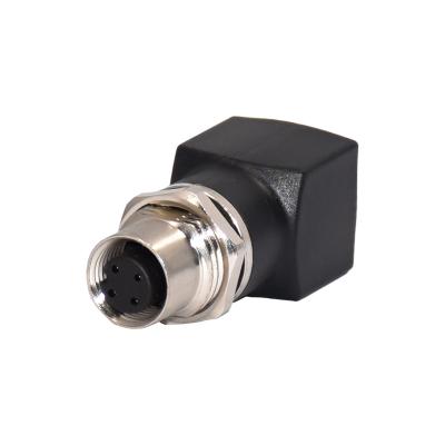 Китай M12 переходник A/D мужчины RJ45 прямой пластиковый закодировал 4 8 Pin M12 продается