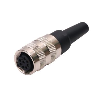 Cina PORTATA di plastica diritta TPU GF 4 PIN Female del connettore circolare M16 in vendita