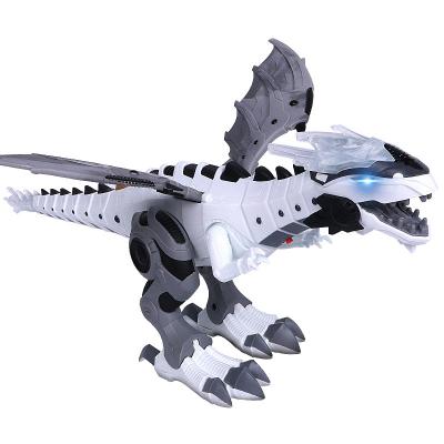 China Newplastic dinosaur toy of the birthday gift of the big box simulation electric dinosaur plastic/walking jet plastic no. 5 drum boy 2021 for sale