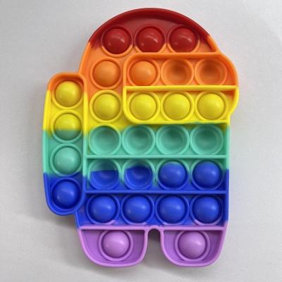 China Parent-Child 2 Years -14 Years Decompression Toy Rainbow Press Kids Educational Board Game Ananle Bubble Music Toys Interactive Baby Board Game for sale