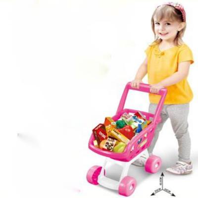 China Neutral Children's Play Home Kitchen Supermarket Toy Toolbox Shopping Trolley Cash Register Set Boys and Girls Universal Ice Cream for sale