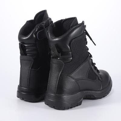 China Cushioning Men's Hiking Boots Motorcycle Snow Genuine Leather Warm Shoes Cool Boots Abandon Combat Camping Boots for sale