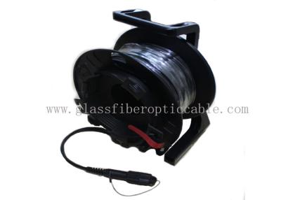 China HDMI / SDI Media Convertor Fiber Optic Cable Reel With SM MM LC - LC Protectors for sale