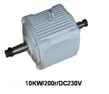 Cina CA trifase orizzontale del generatore 10KW 200 giri/min. AC230V del magnete pmg dell'asse in vendita