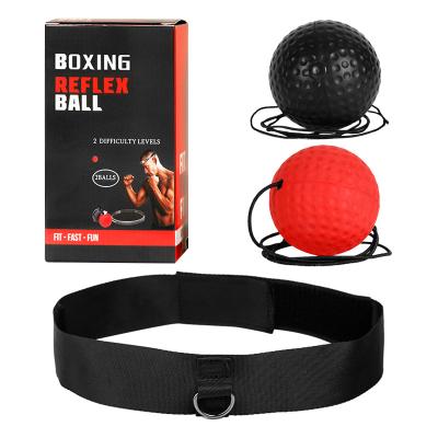 China Hot Sale Boxing Speed Training Reflex Boxing Trainning Ball With Blindfold for sale