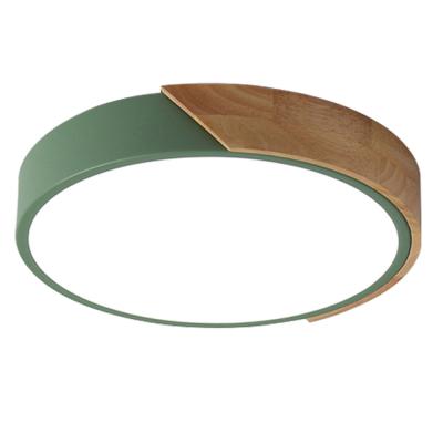 China Modern Minimalist LED Round Log Ceiling Light Living Room Bedroom Aisle Type Ceiling Light for sale