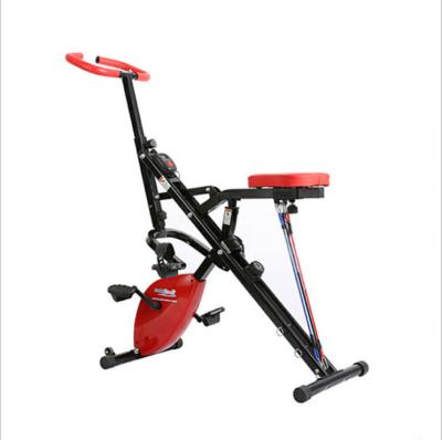 China Factory Price Steel X Bike Foldable Riding Machine Magnetic Exercise Bike Total Crunch for sale
