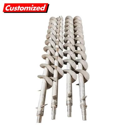 China Hot Selling Stainless Steel Screw Flight Auger Blade Sectional Spiral Blade Helical Flight Condition New for sale