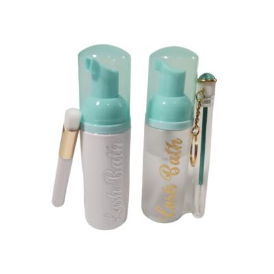 China Nonirritating daily use with MSDS Lash Shampoo Eyelash Extension Cleaner Mild Oil Free Eyelash Detergent Lash Foam Cleanser for sale