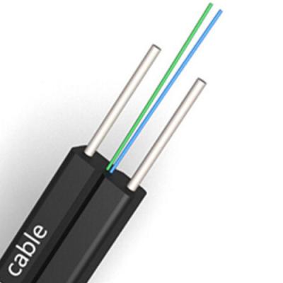 China Los accesorios interiores de la fibra óptica de la distribución fáciles instalan el cable de descenso de FTTH en venta
