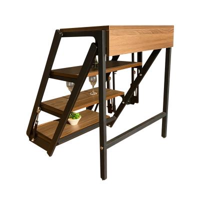 China Multifunctional Space Saving Wall Mounted Folding Wooden Dining Table Collapsible for sale
