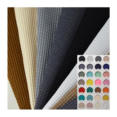 China 6WKK11 2 Polyester Waffle Fabric Anti-Pilling Sweatshirt Knitted For Pants for sale