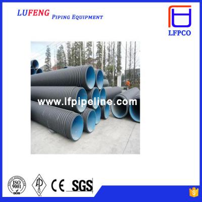 China Rainwater Socket Corrugated HDPE Pipe en venta