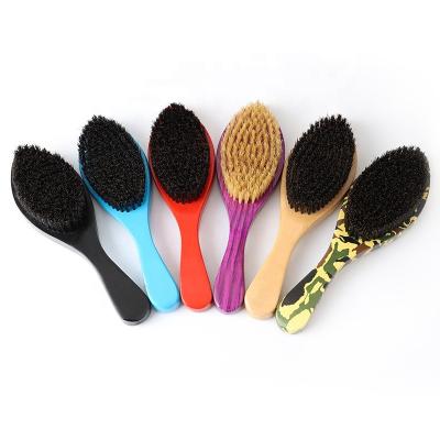 China Long Handle 360 Wave Hairbrush Popular Nondisposable Curve Custom Hair Brush for sale