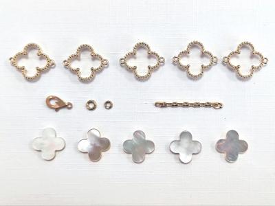 China Van Cleef & Arpels 5 Motifs 18K Yellow Gold Vintage Bracelet Mountings for Stunning Jewelry for sale