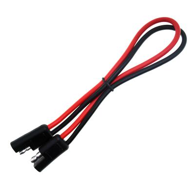 China NUELEAD Automotive 14AWG 30CM 2 Pin SAE to SAE Extension Wire Quick Disconnect Connector Cable for Automotive for sale