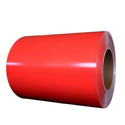 China 3003 H24 Rode kleur Pvdf Aluminiumplaat spoel voor gordijnwand Te koop