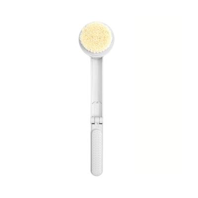 China Can Be Folded Scrub Foldable Artifact Long Handle Soft Hair Bath Brush Scrub Back Rub Mud Back Bath Brush for sale