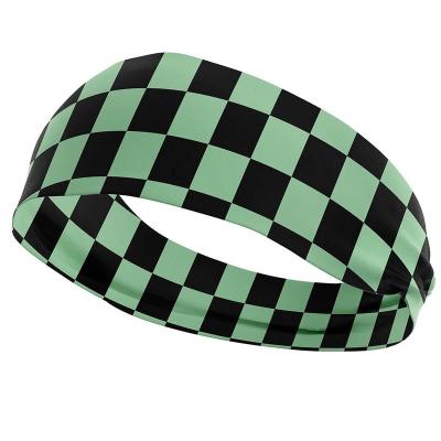 China Japan Style Hot Selling 20cm 7 Color Rope Cartoon Demon Slayer Kimetsu Loop Elastic Women Women No YAIBA Fans Cosplay Headband for sale