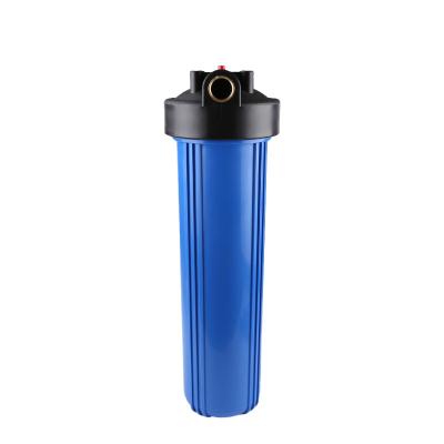 China Hotel Maker 5 10 20 Inch Whole House Big Blue Plastic Clear Water Filter Housing Big Blue Filter Housing for sale