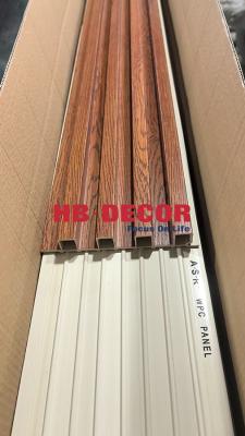 China Outdoor Wall Wpc Fluted Panel Customizable With 5mm Flute Depth And Relief Texture for sale