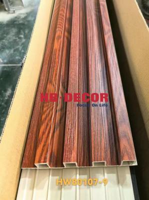 China Exterior WPC Wall Panels Cladding In Fluted Design With Custom Colors for sale