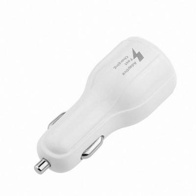 China QC3.0 Car Charging Accessories Dual Usb Car Charger Adapter 2 Left Led Usb Car 12-24v Smart Charging for sale