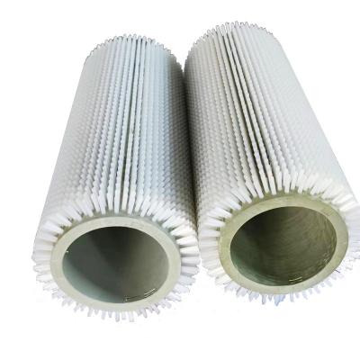 China Industrial Custom Color Nylon Roller Brush For Printing Industry Cleaning for sale