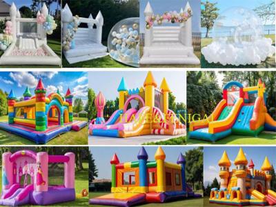 China Gepersonaliseerd Duurzaam opblaasbaar springkasteel voor huur en kinderfeest Te koop