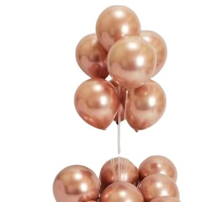China Party Decration Balloons China Manufacturer Balloons 2023 Shiny Metallic Chrome Latex Metal Balloons 12inch for sale