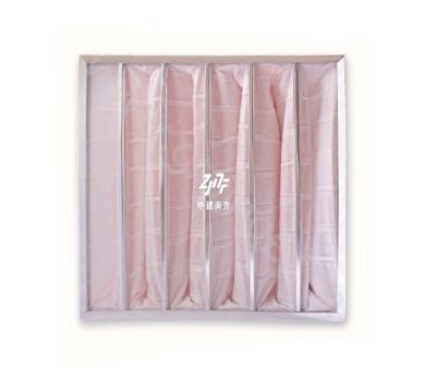 China Aluminio / Acero Galvanizado Bolsa de filtro de aire 4 bolsillos Nuevo diseño en venta