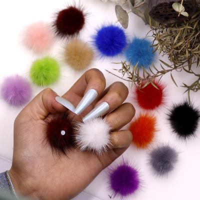 China Fashion Nail Art Decoration Nail Charms 15 Colors Cheap Hot Popular Fur Magnetic Sale Nail Pom Poms for sale