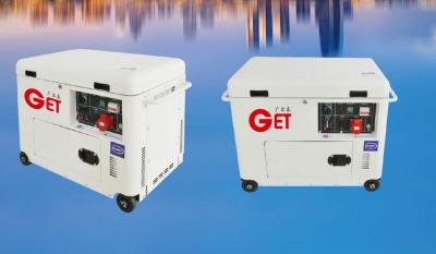 Chine Générateur de démarrage électrique silencieux à double carburant Blanc 50hz 60hz Fréquence à vendre